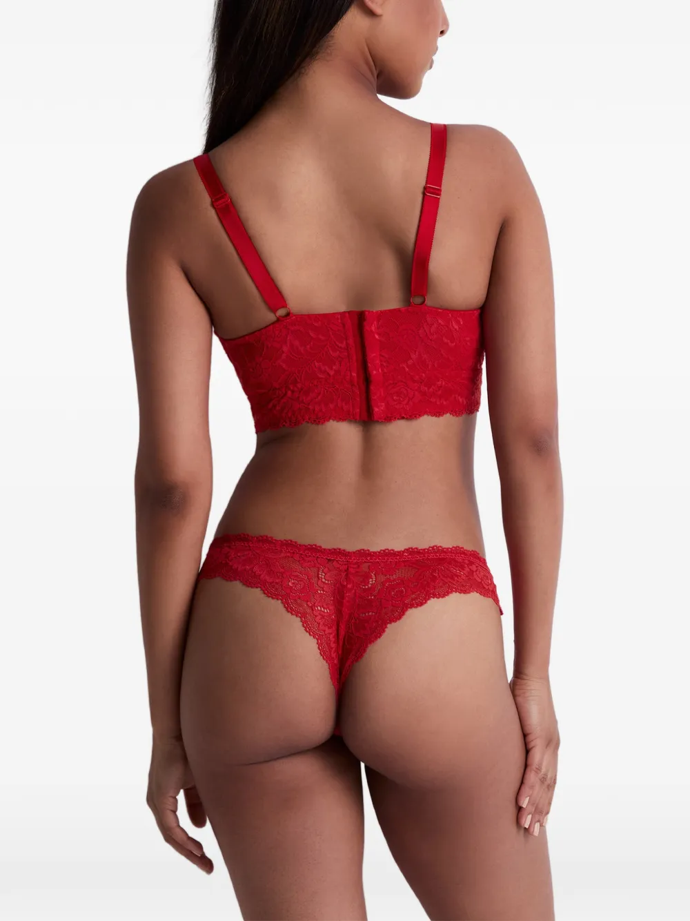 Aubade Rosessence slip met kant Rood
