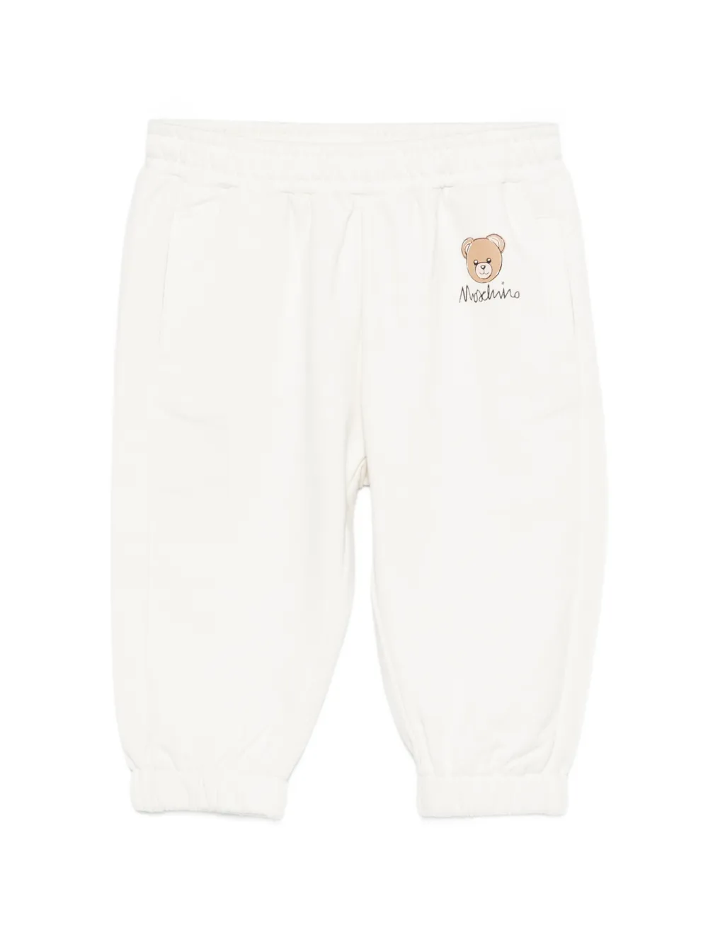 Moschino Kids Teddy Bear track pants - Bianco