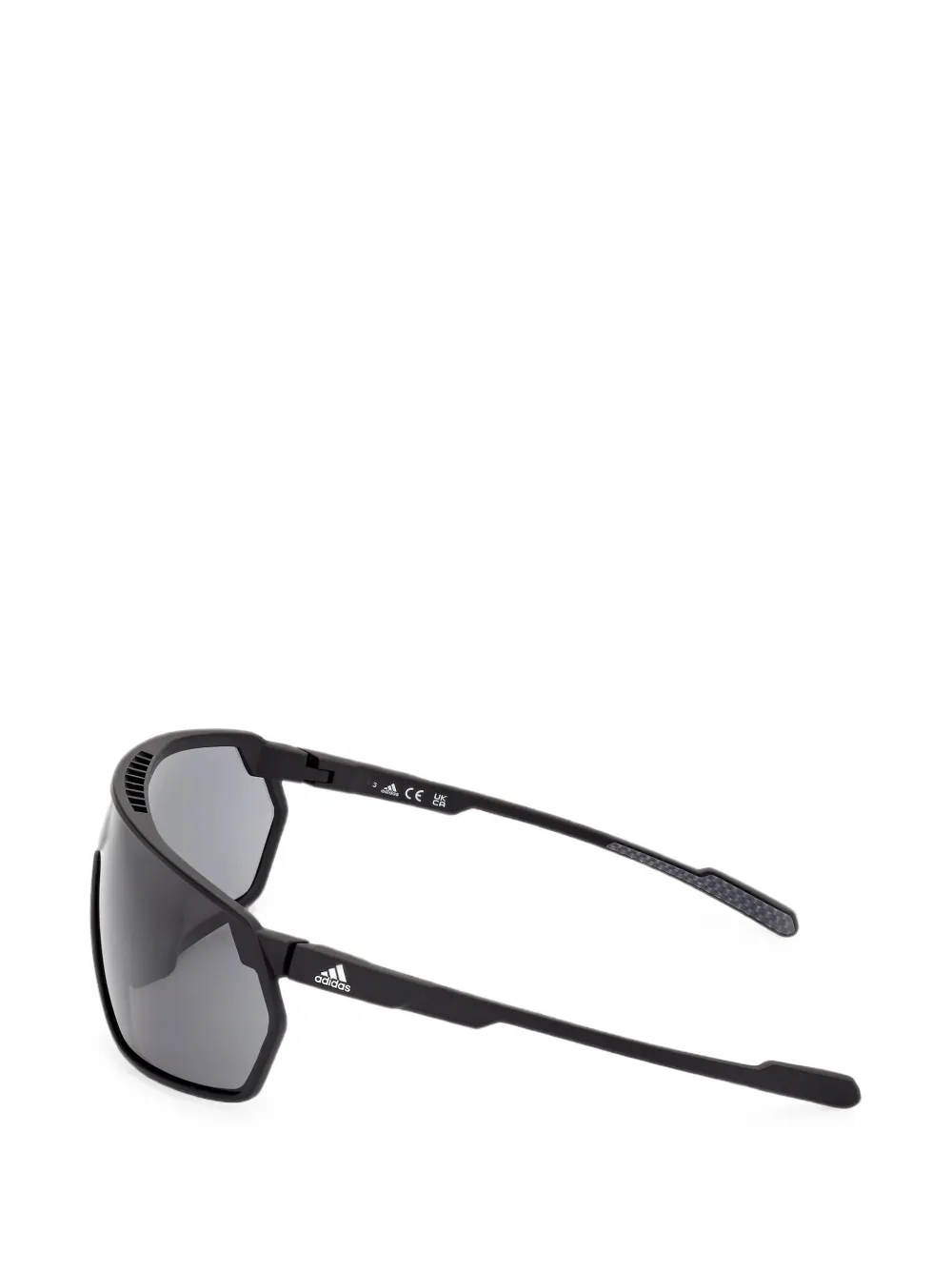 adidas shield-frame sunglasses Zwart