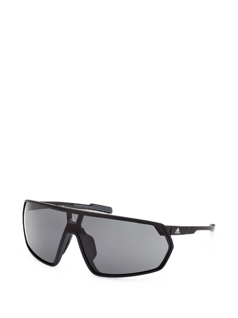 adidas shield-frame sunglasses Zwart