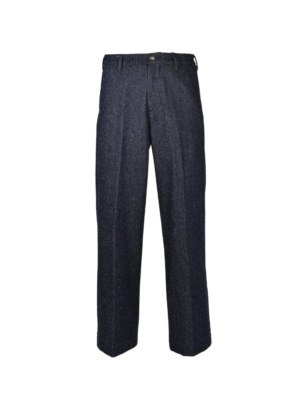 Masu Nep-bouclé Trousers In Blue
