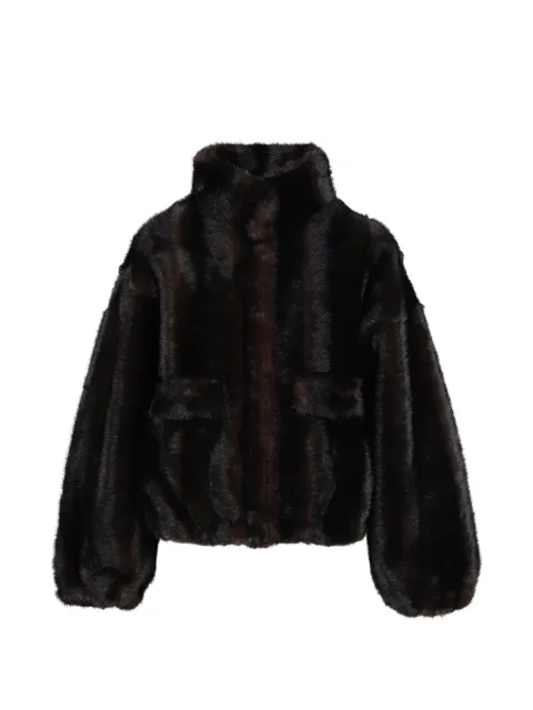 Apparis Iris cropped bomber jacket