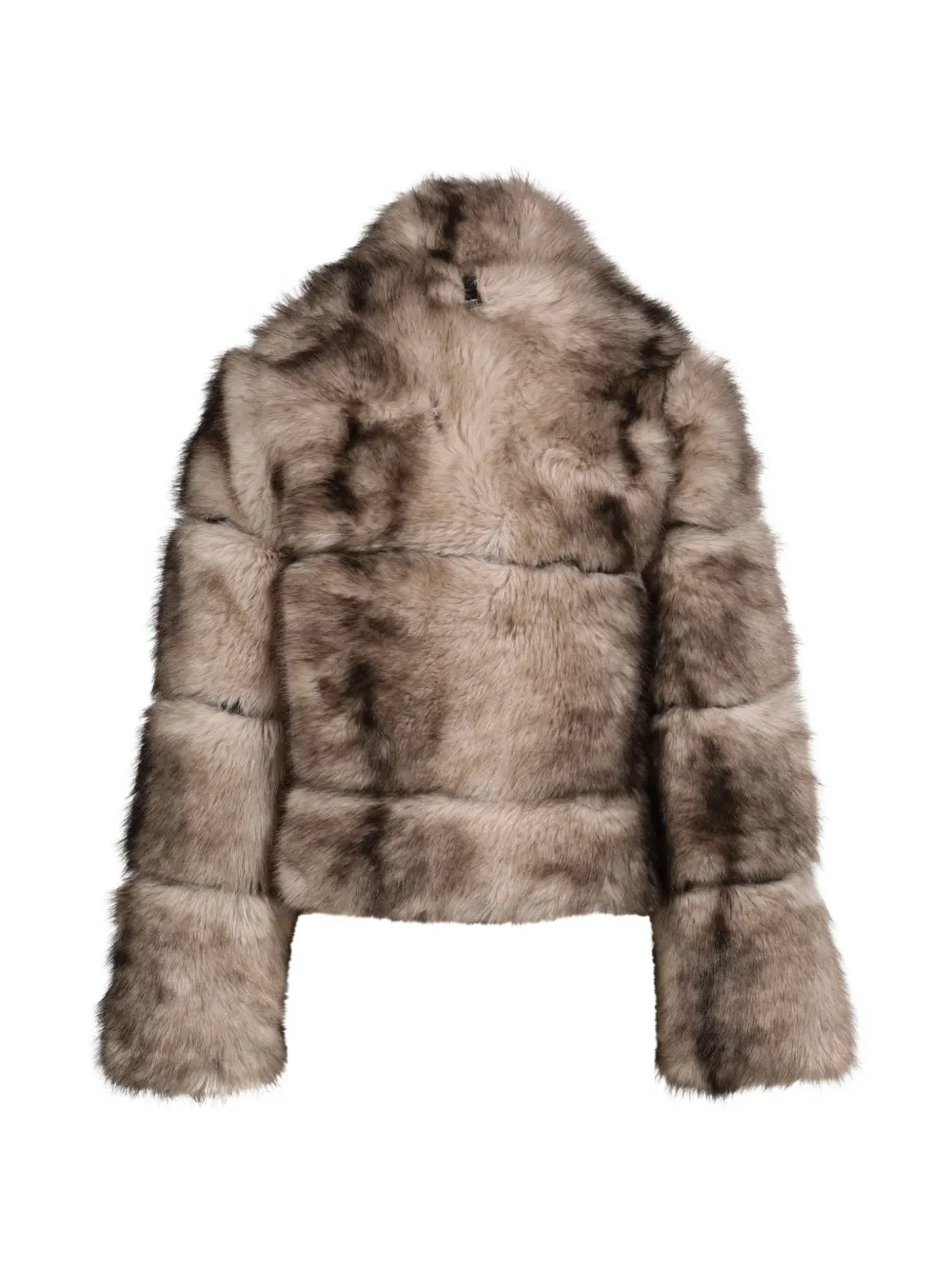 Apparis Sai faux mink short coat Grijs