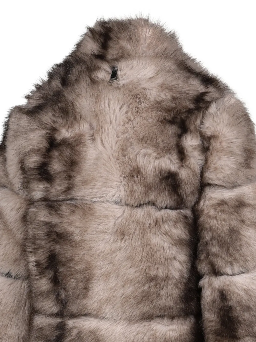 Apparis Sai faux mink short coat Grijs