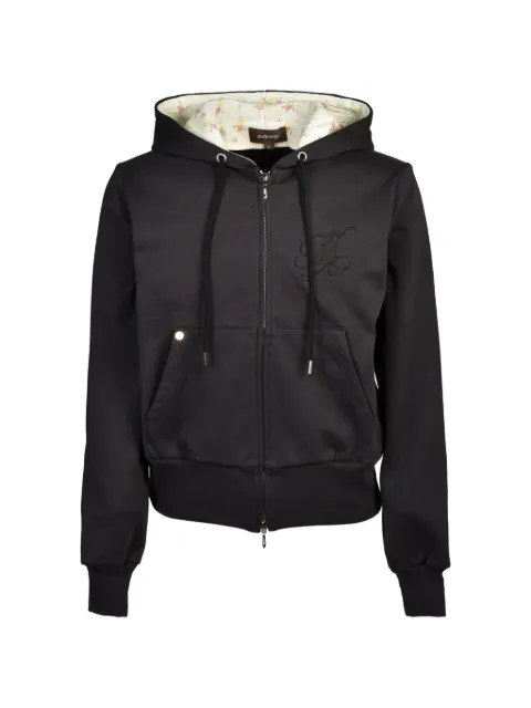 MASU floral-print zip-up hoodie