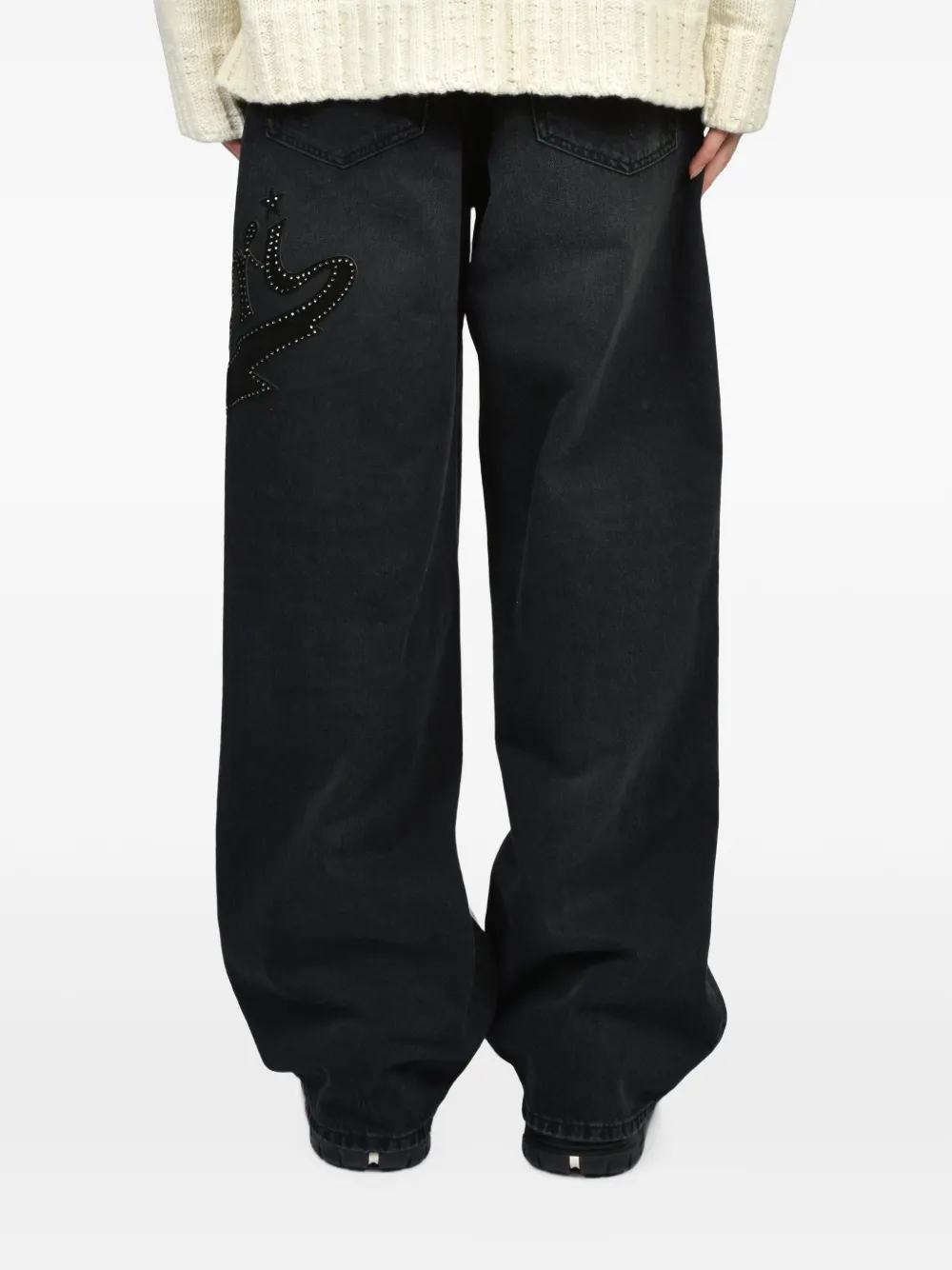 AMIRI Jeans verfraaid met studs Zwart