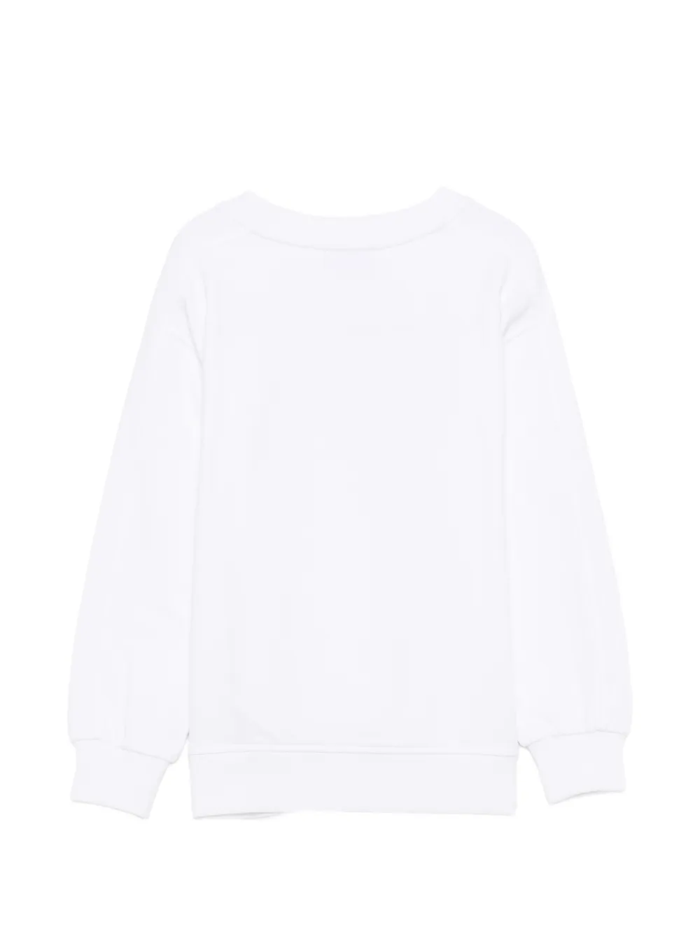 Moschino Kids Teddy Bear trui met logoprint Wit