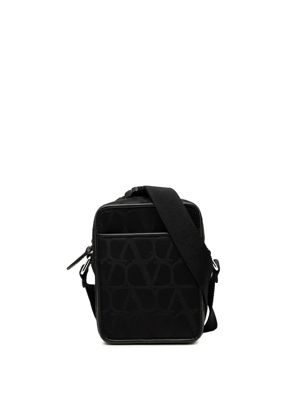 Valentino Garavani Pre-Owned 2018-2026 Small Nylon Iconographe VLogo Loco crossbody bag - Nero