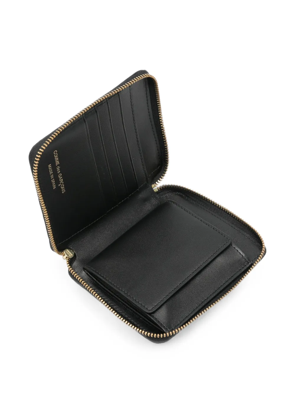 Comme Des Garçons Wallet Leren portemonnee Zwart