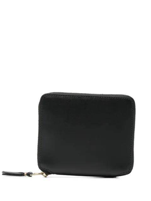 Comme Des Garçons Wallet Carteira de couro com zíper