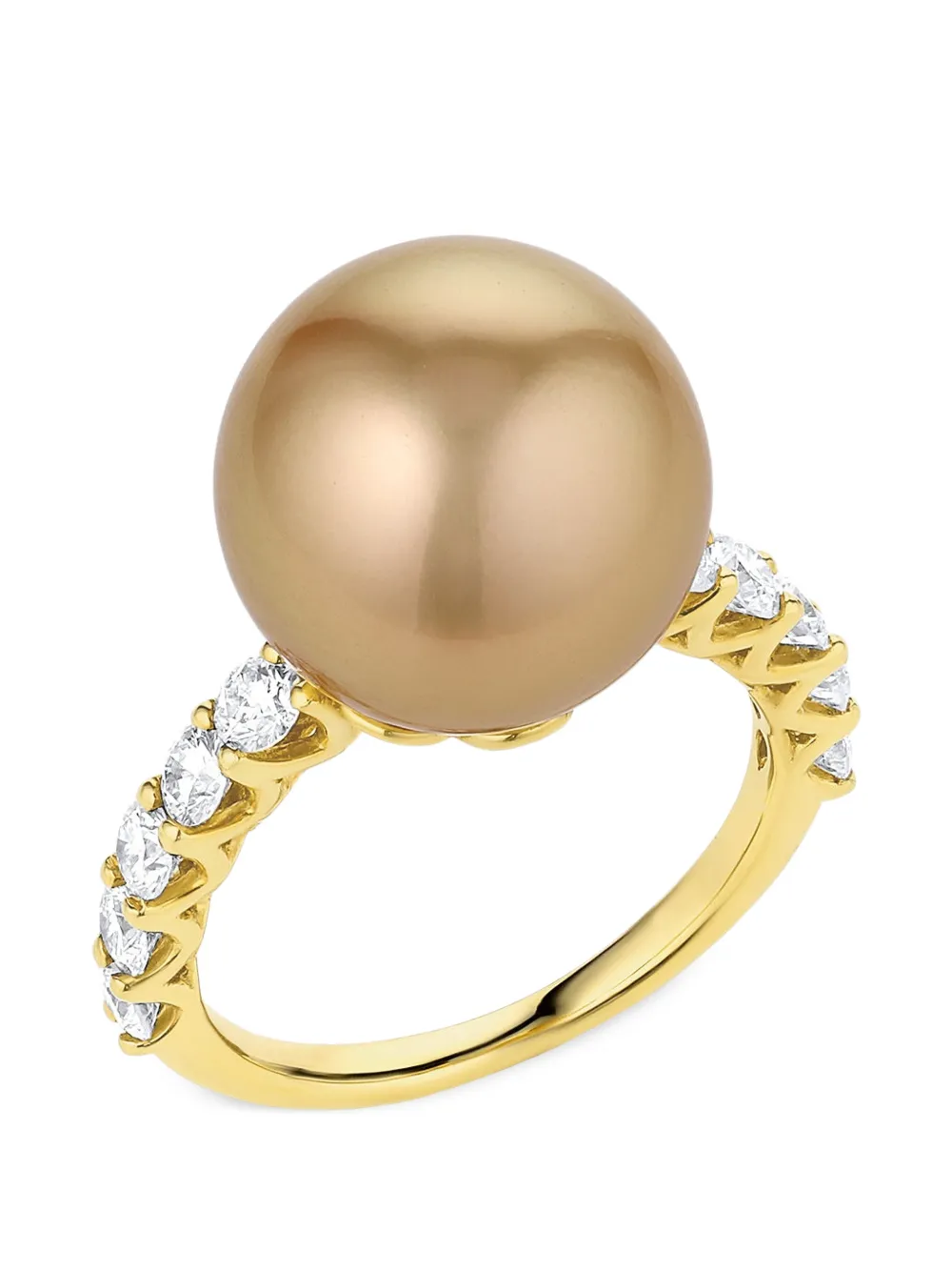 Baggins South Sea pearl and diamond ring