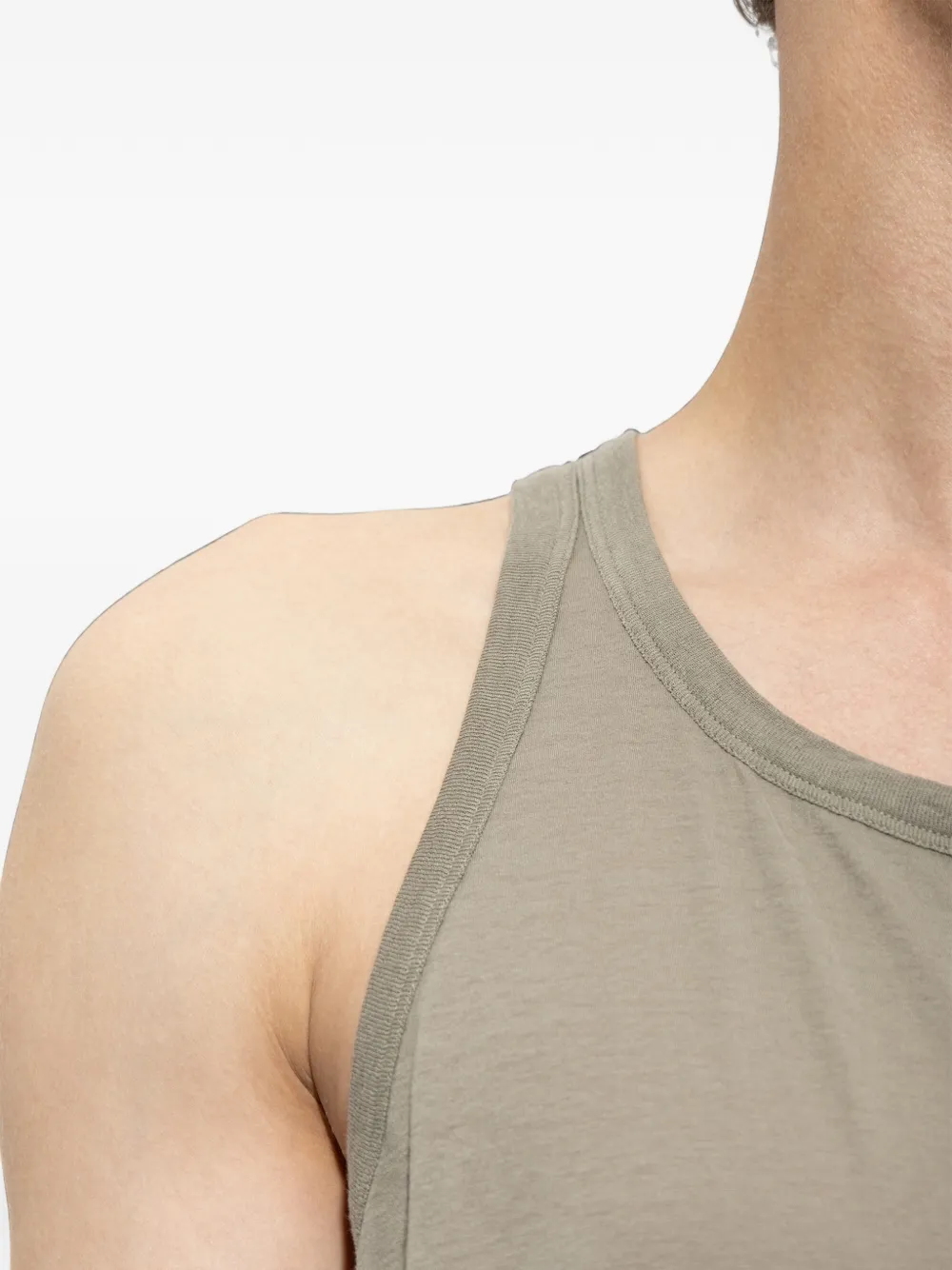 Rick Owens DRKSHDW Mouwloos T-shirt Beige