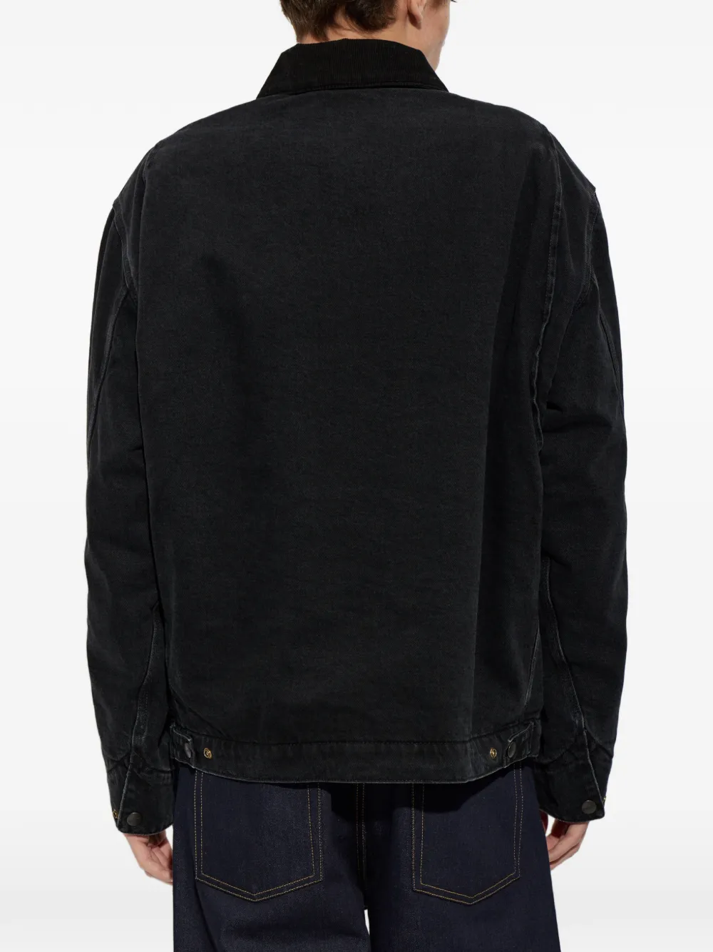 Carhartt WIP Jack met logopatch Zwart