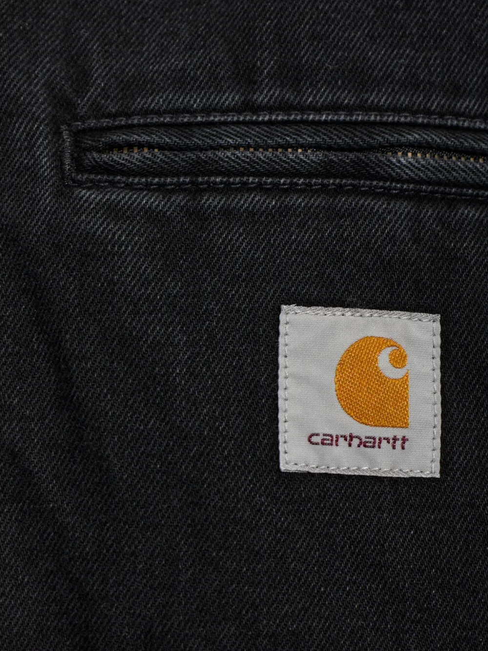 Carhartt WIP Jack met logopatch Zwart