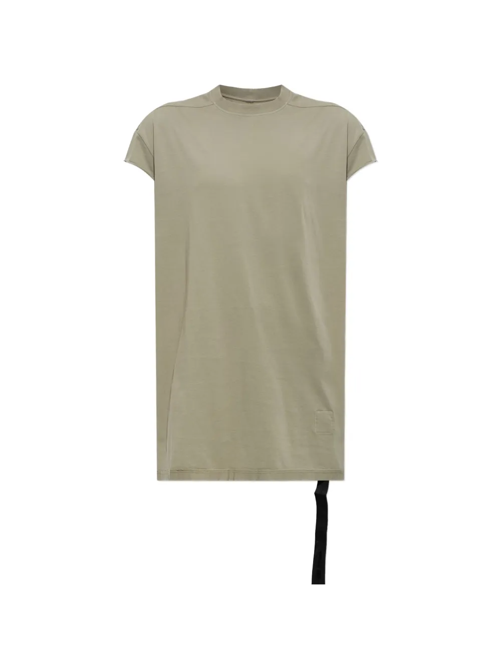 Rick Owens DRKSHDW raw-cut decorative-stripe T-shirt - Verde