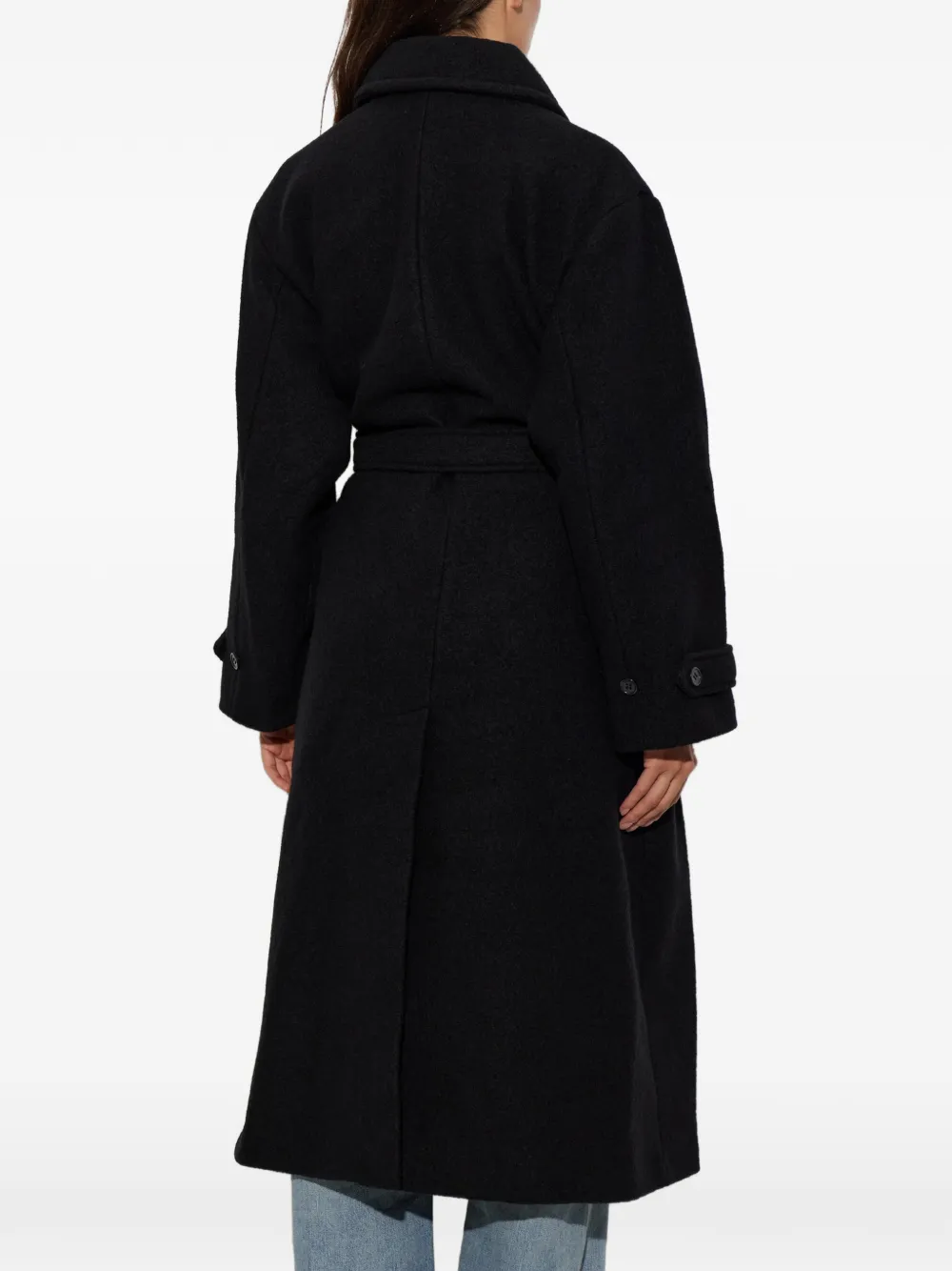 A.P.C. Lea jas met dubbele rij knopen Zwart