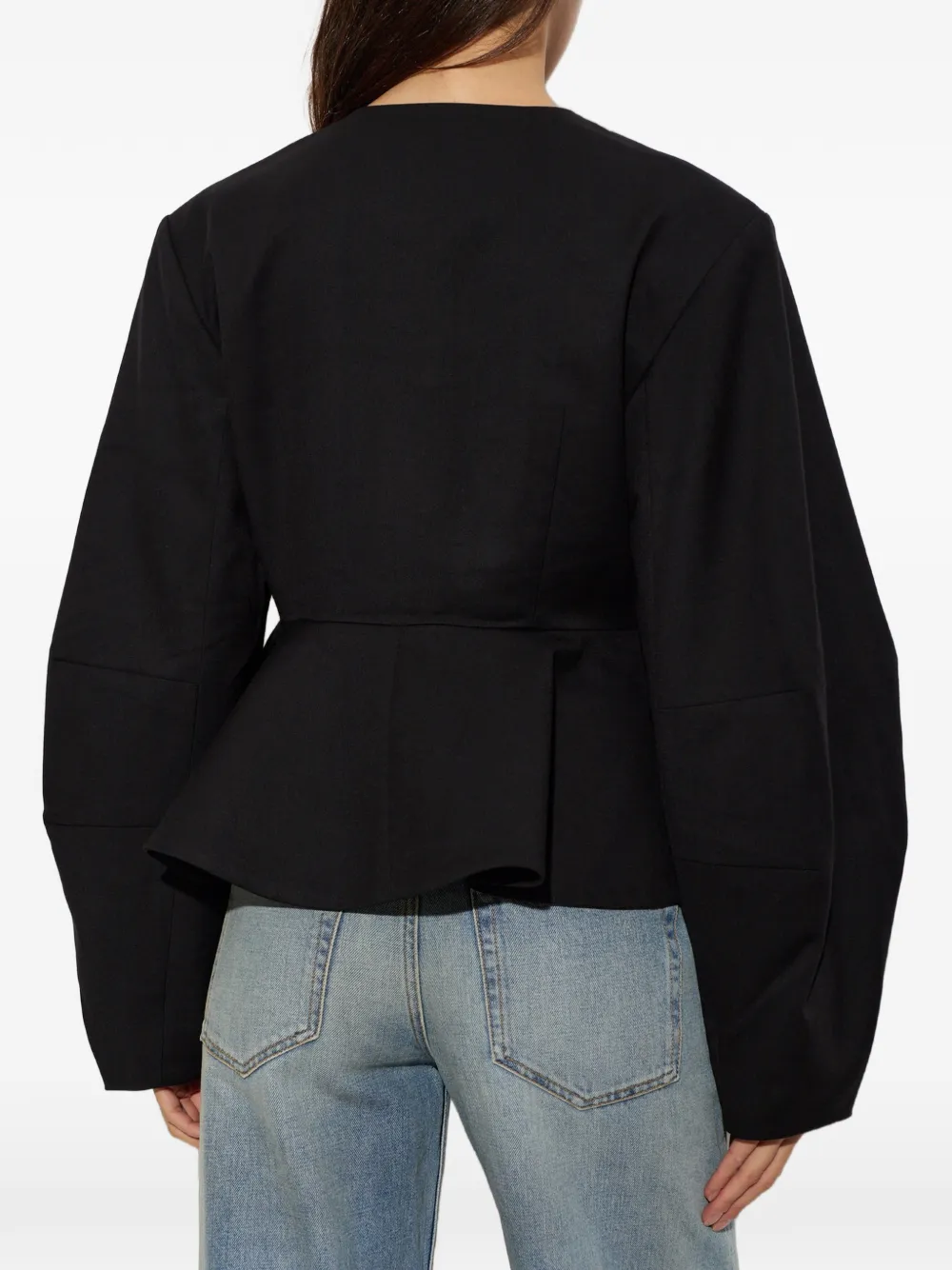 Gestuz Gzpaula jack met peplum-design Zwart