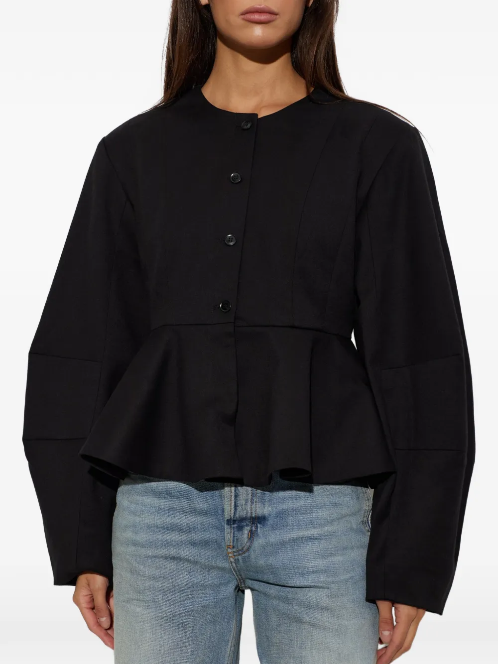 Gestuz Gzpaula jack met peplum-design Zwart