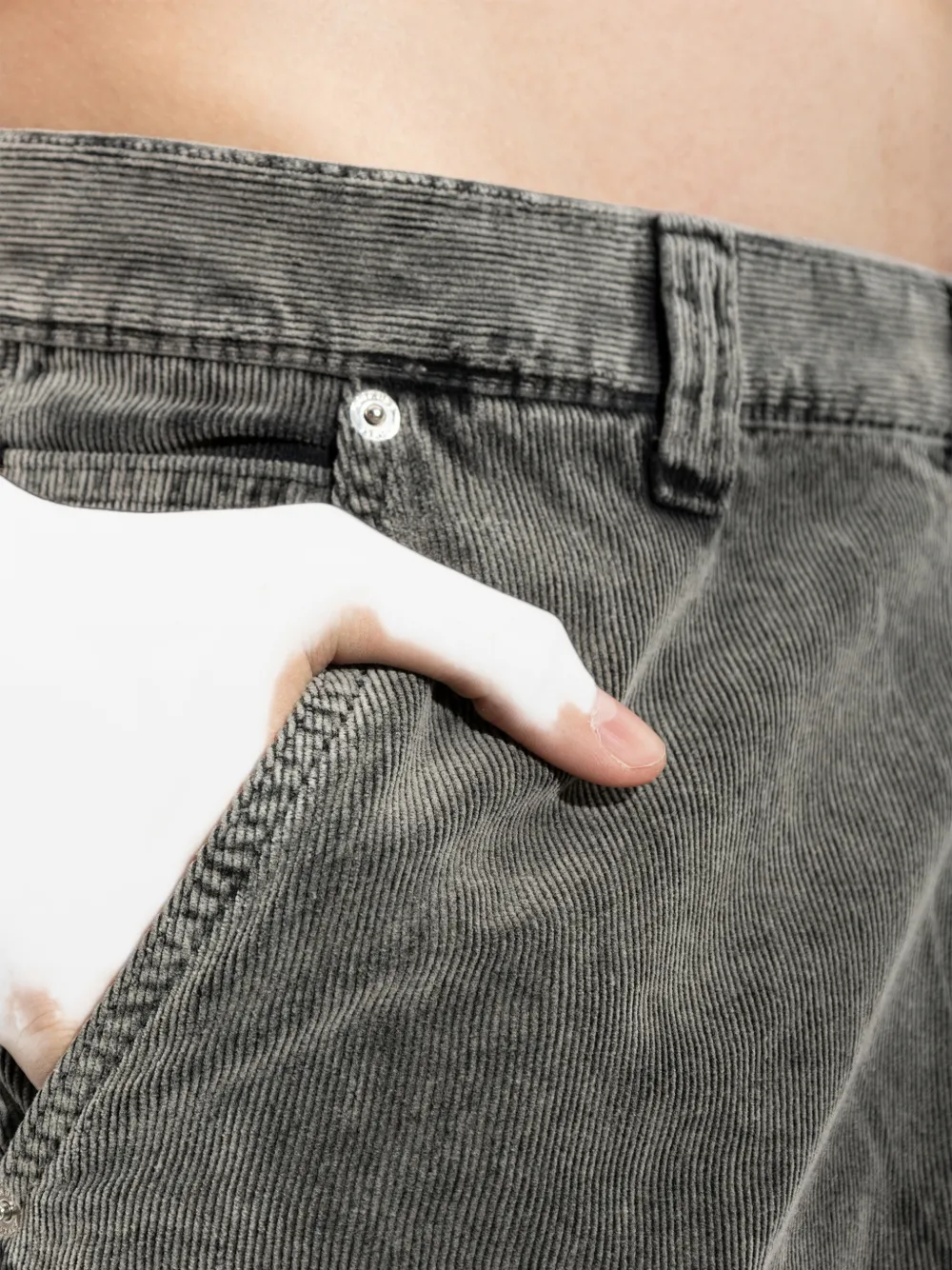 Haikure Sibilla corduroy jeans Grijs
