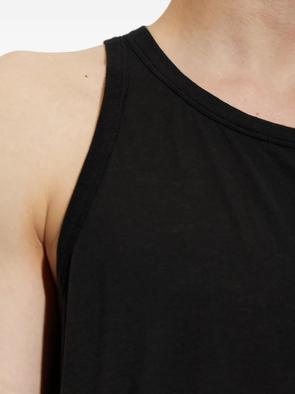 Rick Owens DRKSHDW Mouwloos T-shirt Zwart