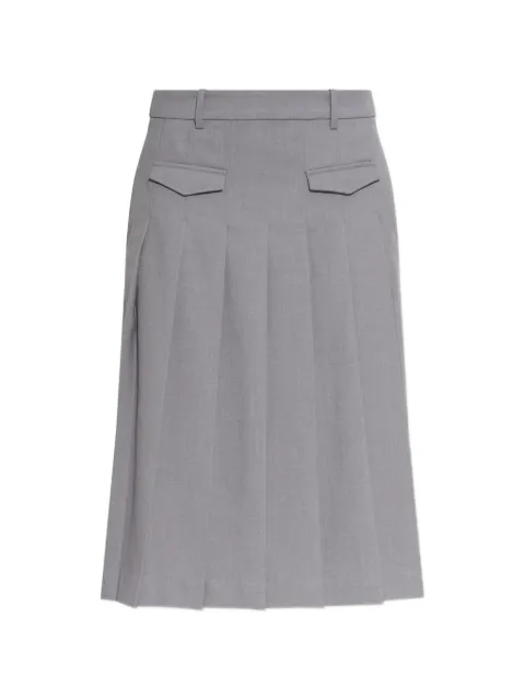 MUNTHE Vironicae pleated midi skirt