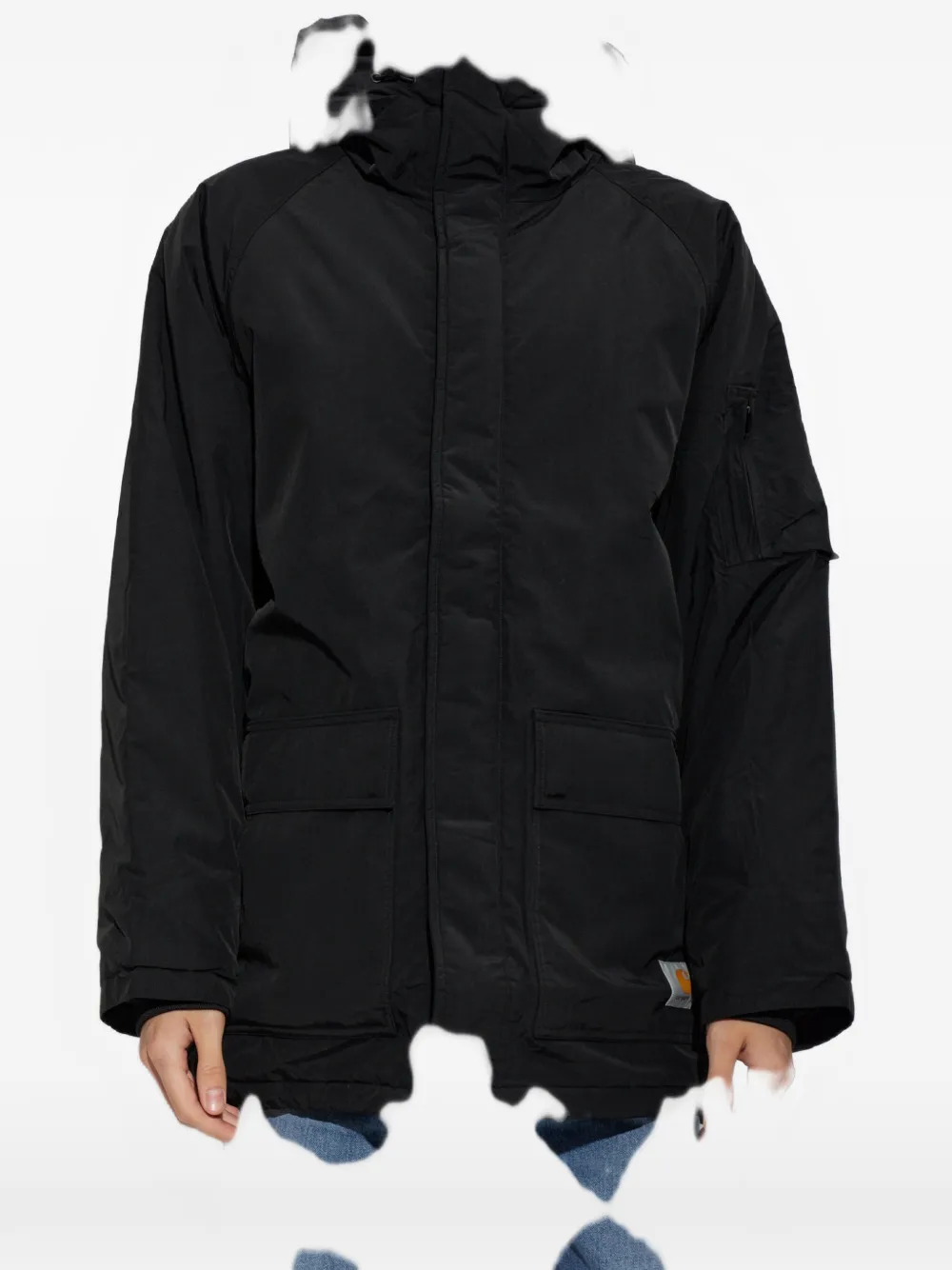 Carhartt WIP Stanwood hooded jacket Zwart