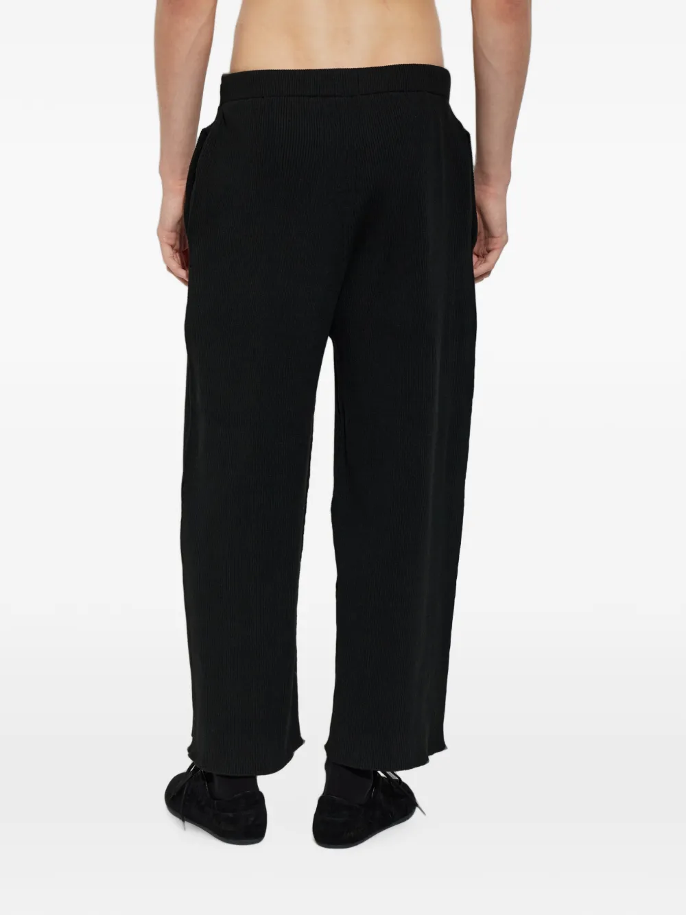 Homme Plissé Issey Miyake pleated trousers Zwart