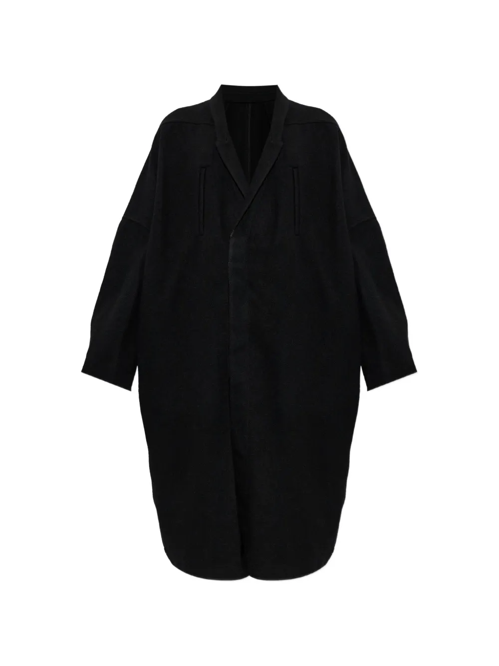 Rick Owens Poiret wool coat - Nero