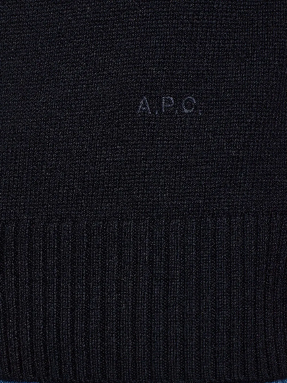 A.P.C. Amelle gestreepte wollen trui Beige