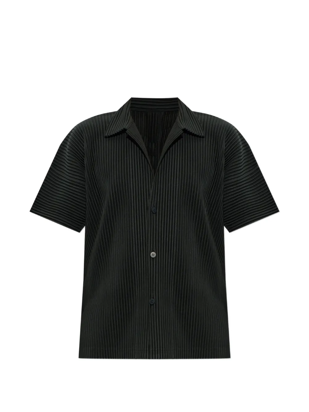 Homme Plissé Issey Miyake pleated short-sleeve shirt