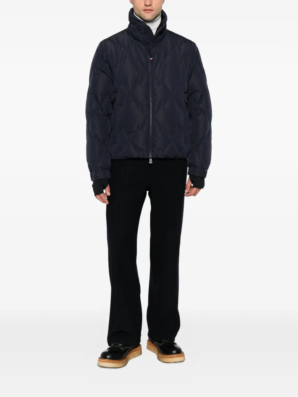 Moncler Grenoble Gewatteerd jack Blauw