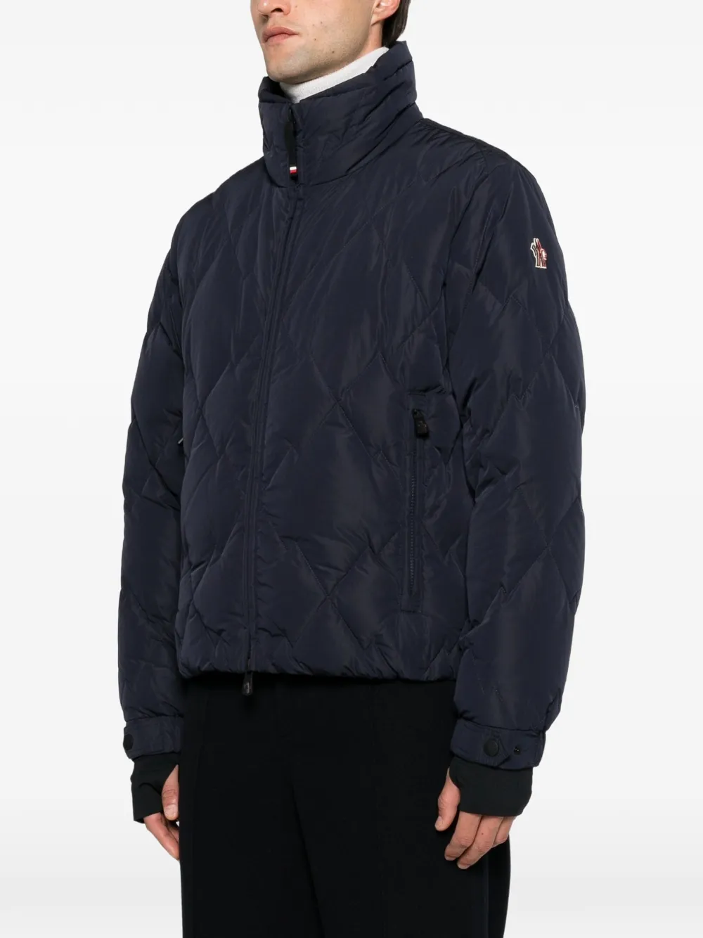 Moncler Grenoble Gewatteerd jack Blauw