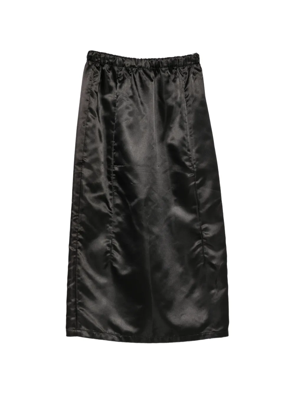 Comme Des Garçons Pre-Owned jupe élastiquée à fini satiné (années 1990) - Noir Comme Des Garçons Pre-Owned jupe élastiquée à fini satiné (années 1990) - Noir