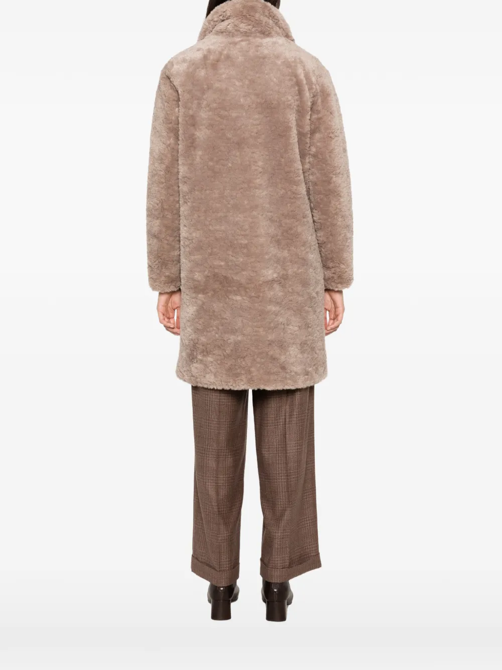 bomboogie Sherpa fleece jas Bruin