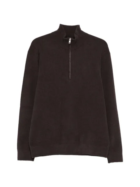 NN07 half-zip ribbed sweater