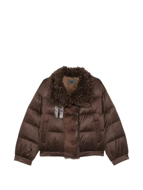 RUDSAK shearling-trim quilted coat