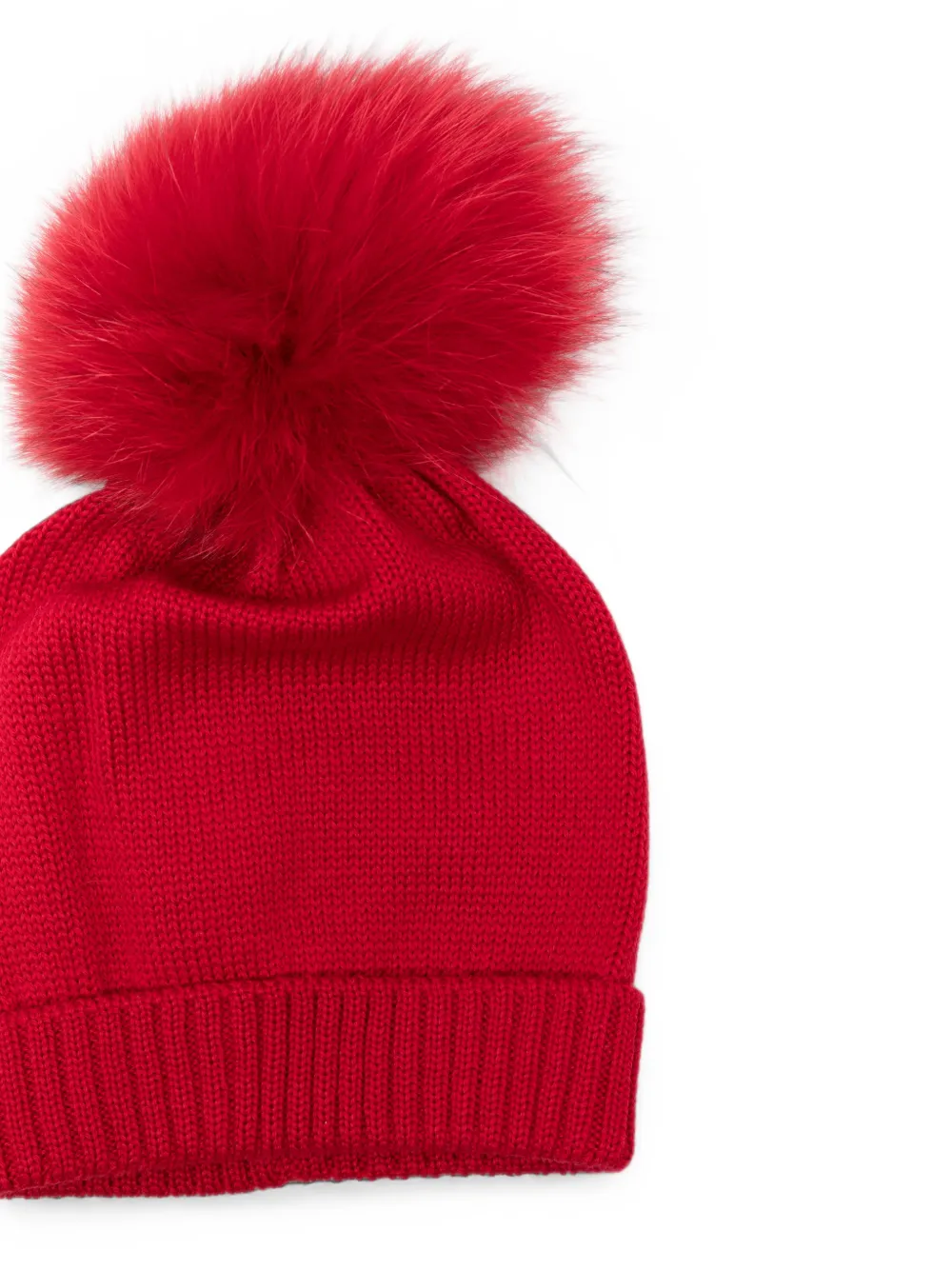 Colorichiari Muts met pompon Rood