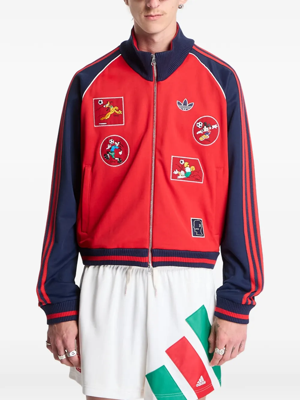 adidas x brain dead disney track jacket Rood
