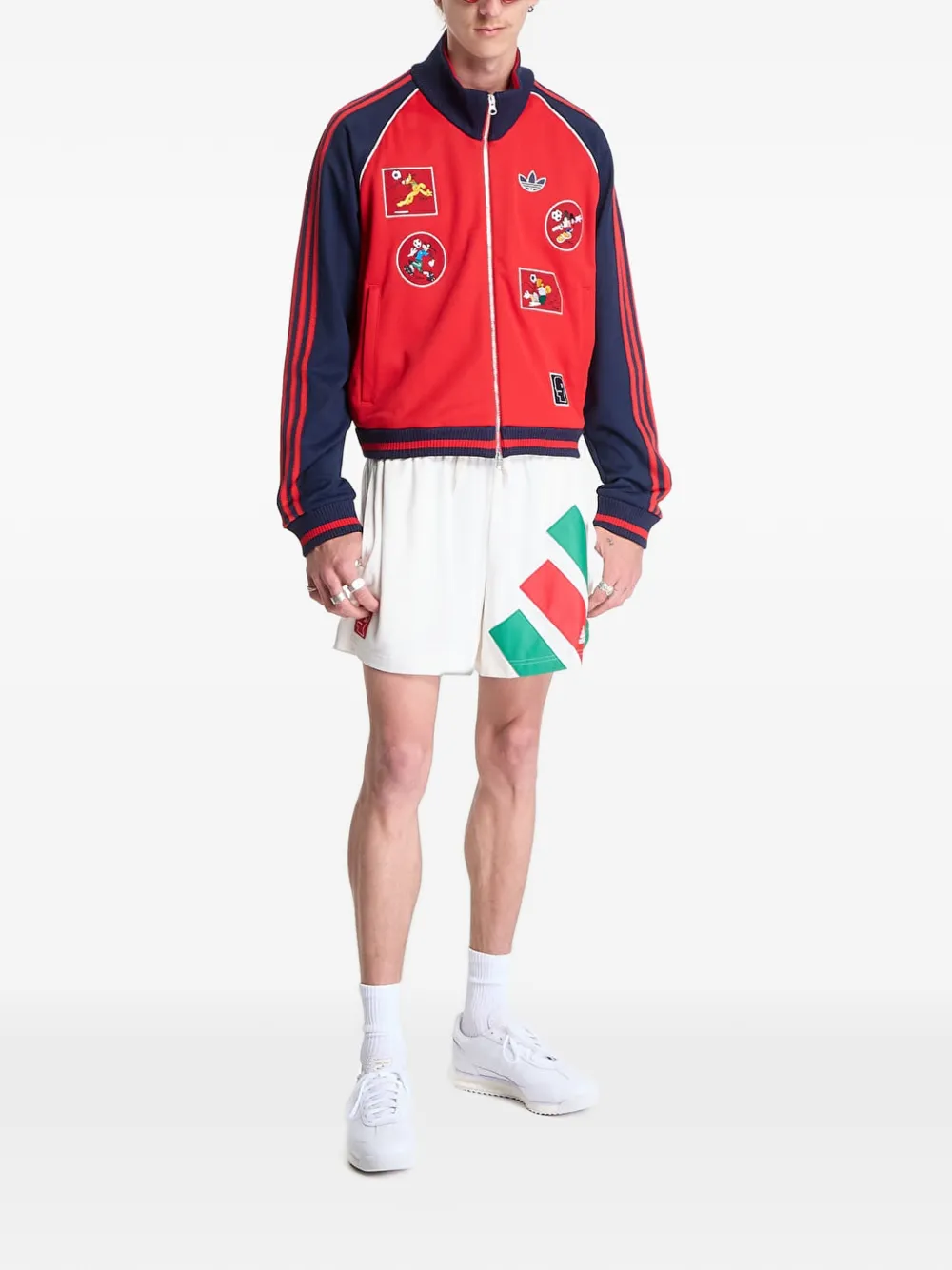 adidas x brain dead disney track jacket Rood