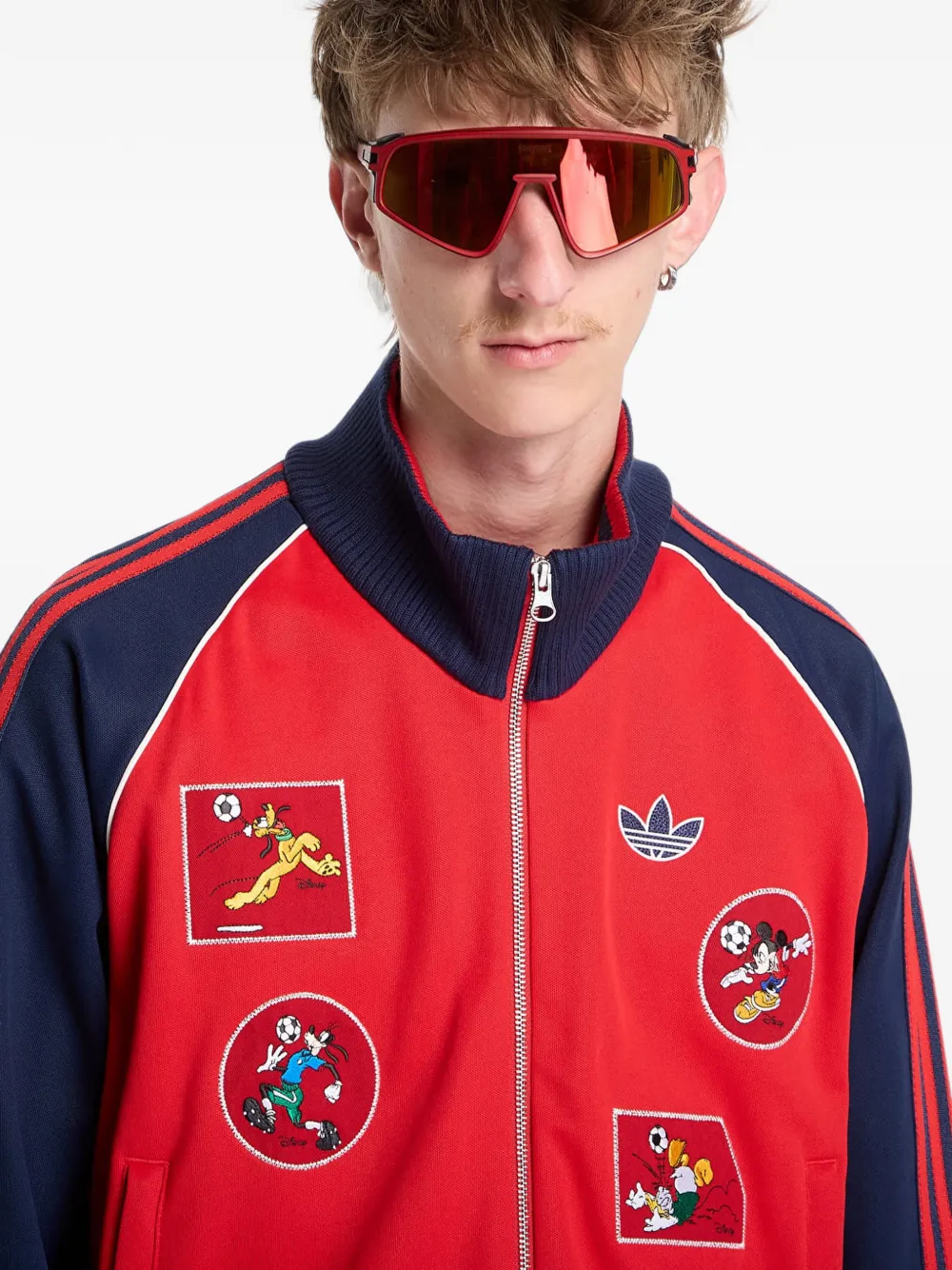 adidas x brain dead disney track jacket Rood