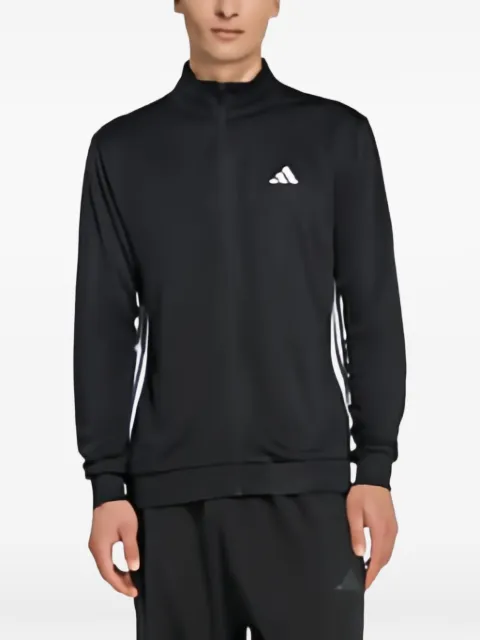 adidas Workout Essentials 3-Stripes zip-up sweater