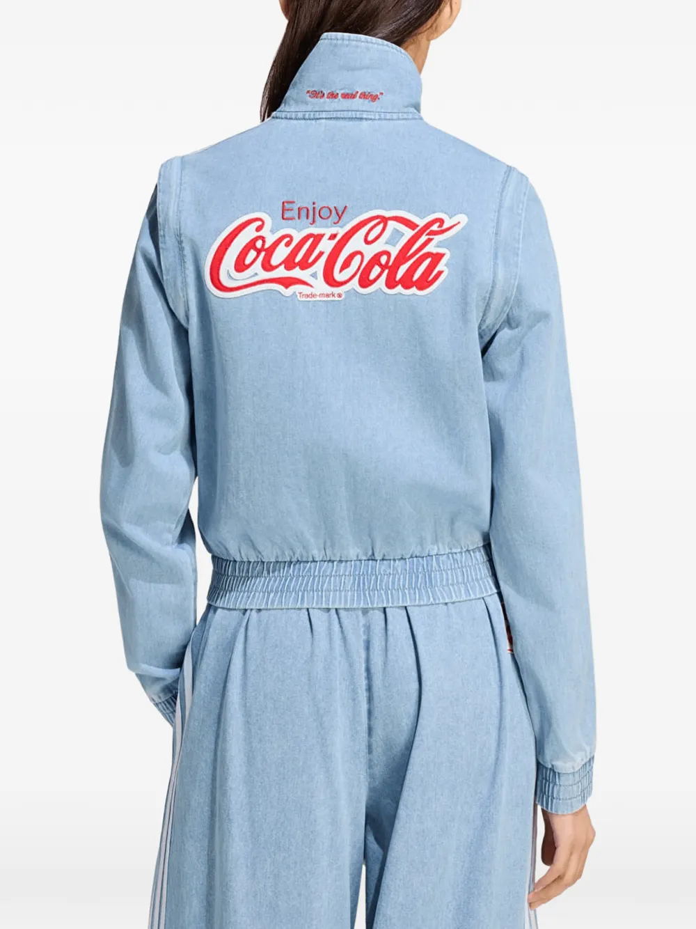 adidas x Coca Cola Firebird jacket Blauw