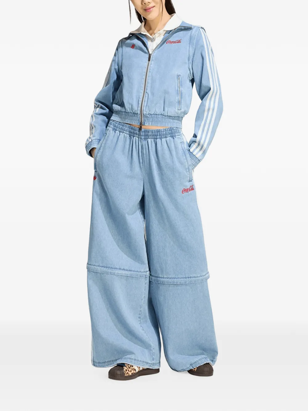 adidas x Coca Cola Firebird jacket Blauw