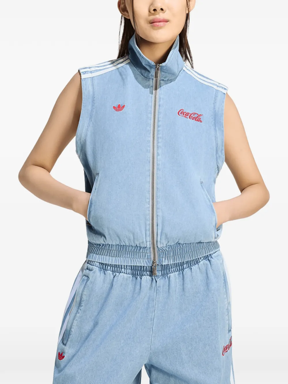 adidas x Coca Cola Firebird jacket Blauw