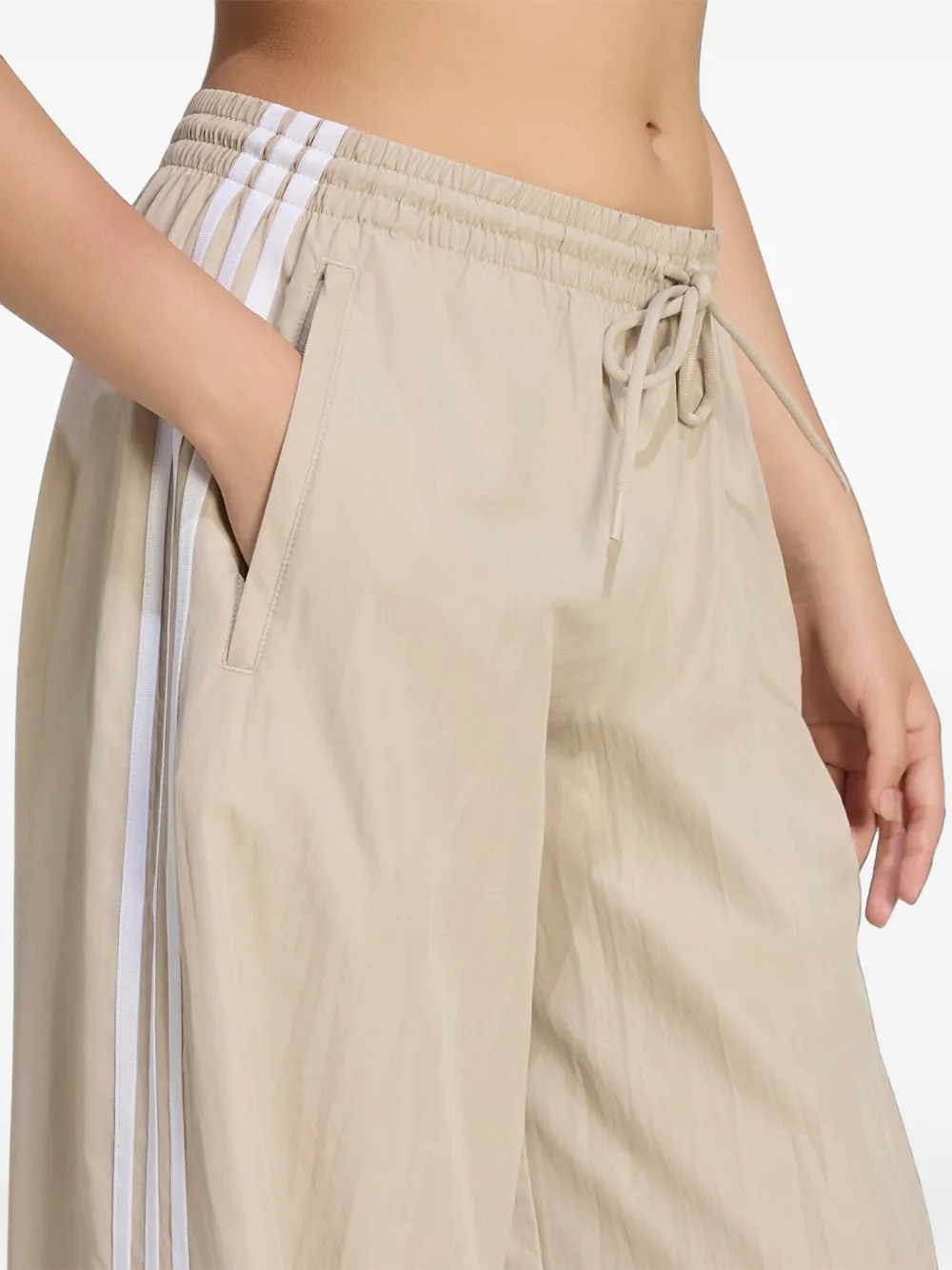 adidas Firebird Adilenium track pants Beige