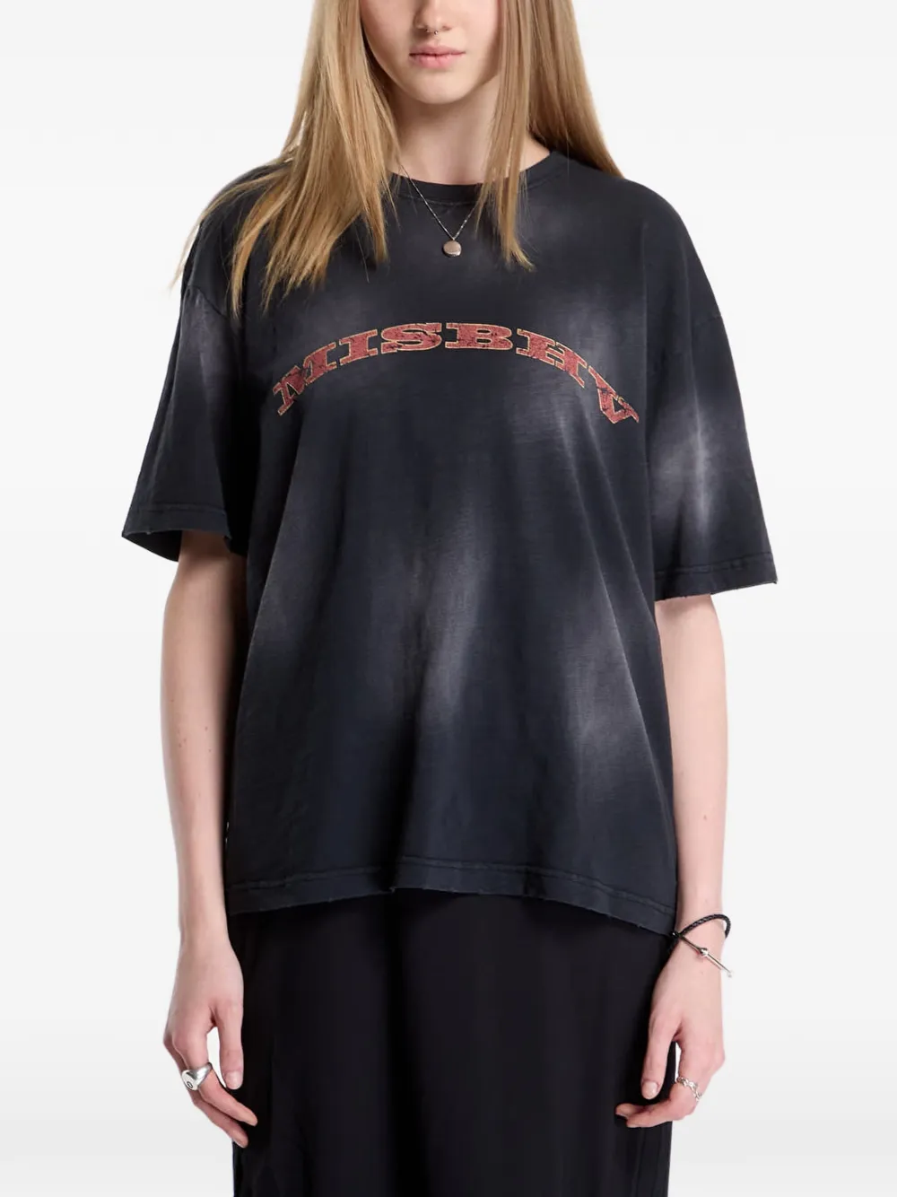 MISBHV T-shirt met logoprint Zwart