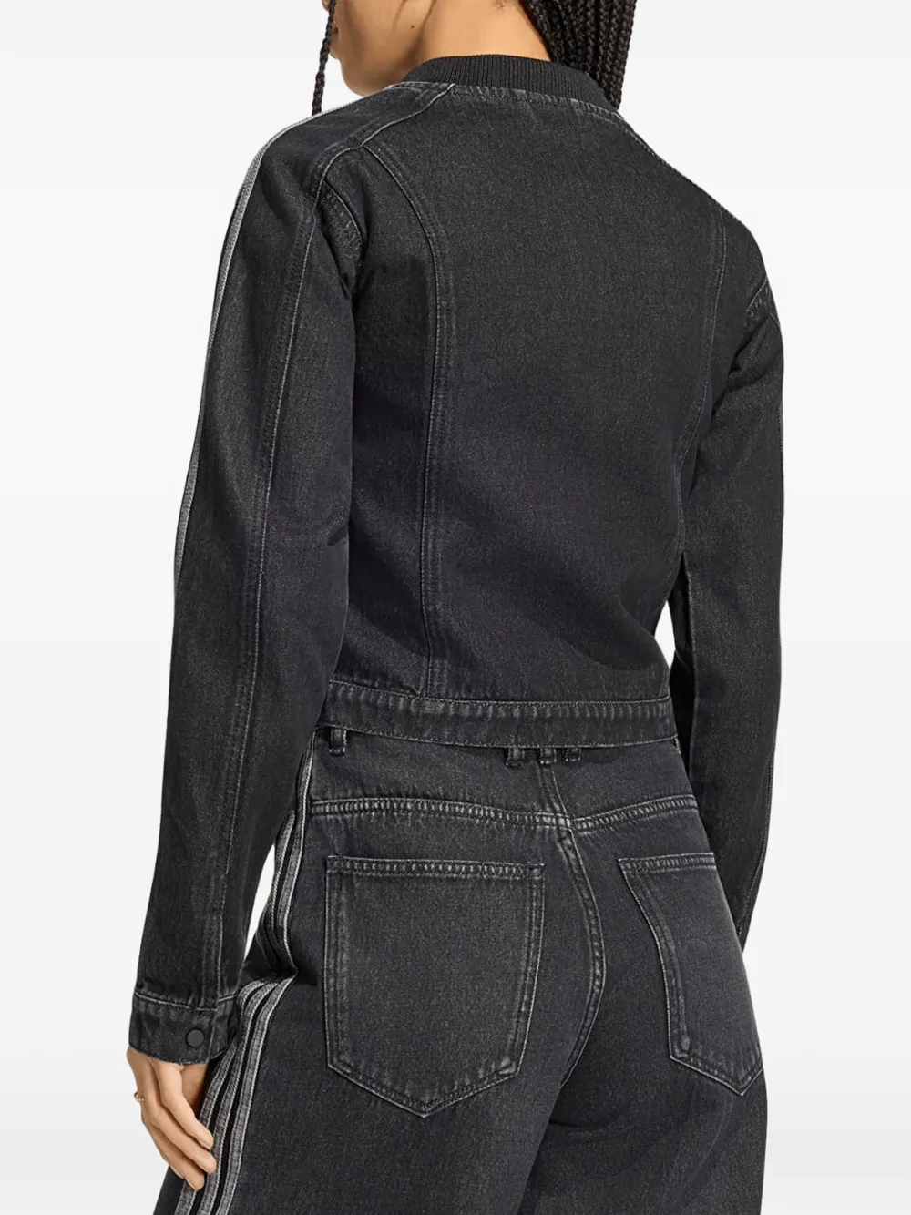 adidas SST 2.0 denim jacket Zwart
