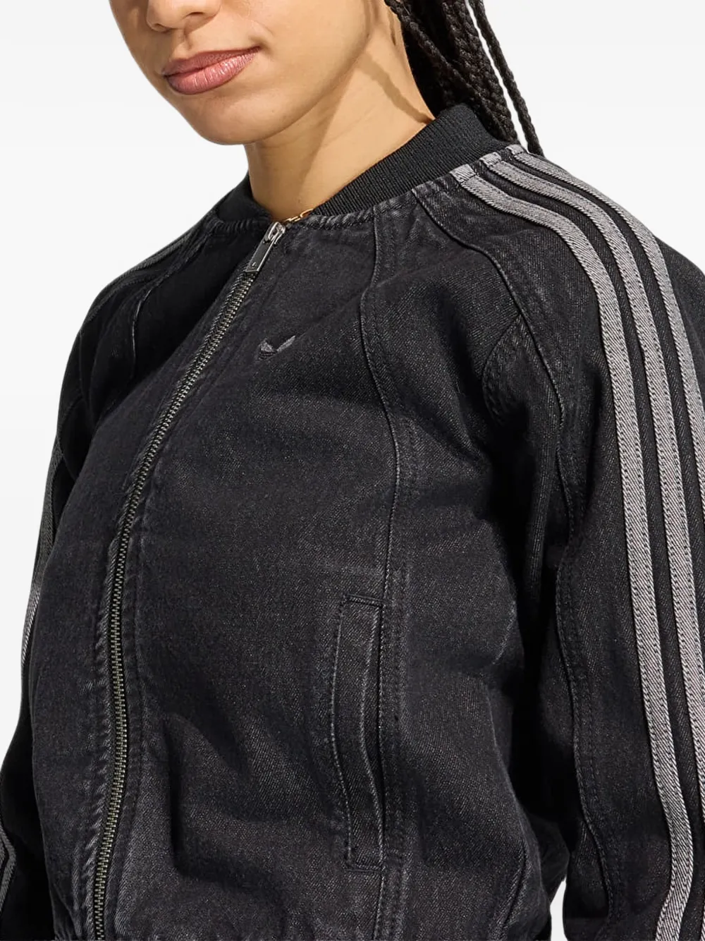 adidas SST 2.0 denim jacket Zwart