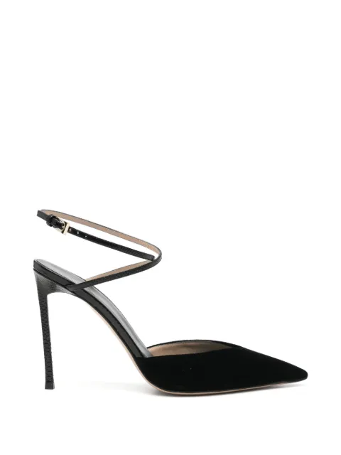 TOM FORD velvet wrap-around pumps