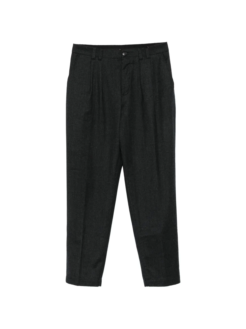 Canali pleated-detail trousers